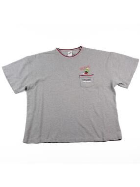 Vintage Y2K Marvin the Martian T Shirt Mens 3XL Warner Bros Pocket Graphic Tee